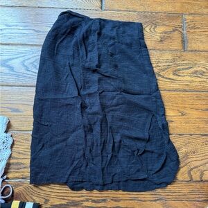 Reformation Black Maxi Skirt